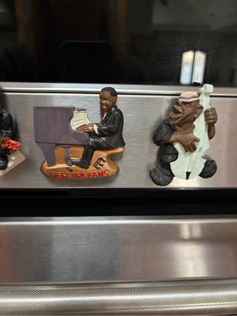 New Orleans Jazz Musician Refrigerator Magnets  Decor Set